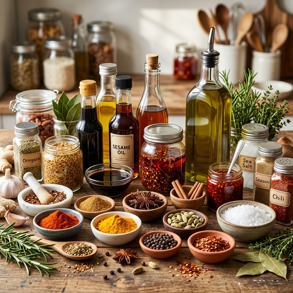 Oils, Spices, Condiments & Seasonings